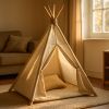 Fabriquer un tipi enfant en tissu et bois