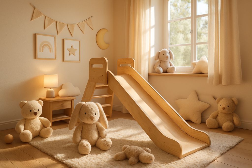 Un toboggan intérieur DIY pour enfant