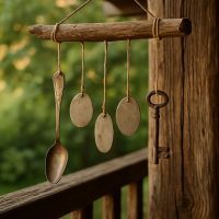 Un carillon DIY avec des objets récupérés