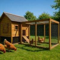 Construire un enclos à poules facilement