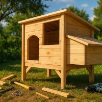 Construire un poulailler en bois facile